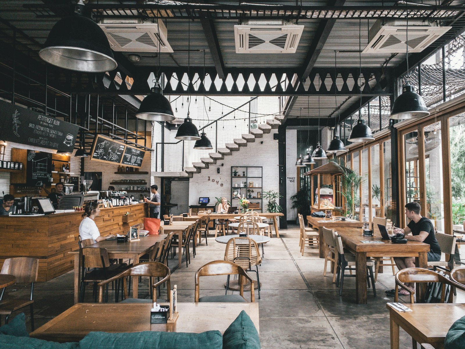 Modern restaurant interior